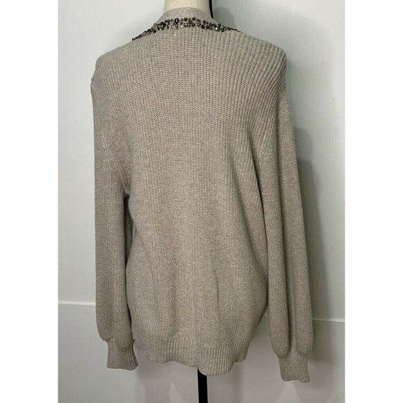 Chico's Beaded Cardigan Sweater - Picture 3 of 5